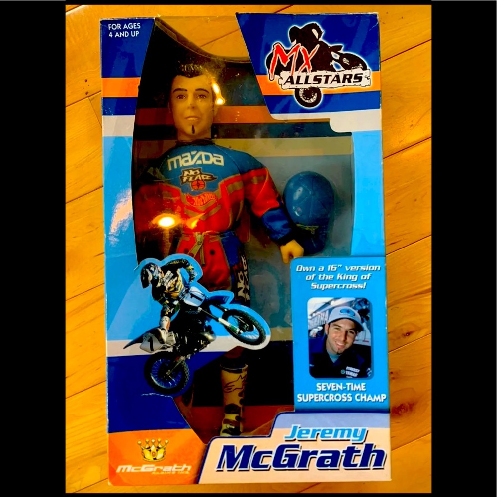 Supercross Jeremy McGrath 16” figure